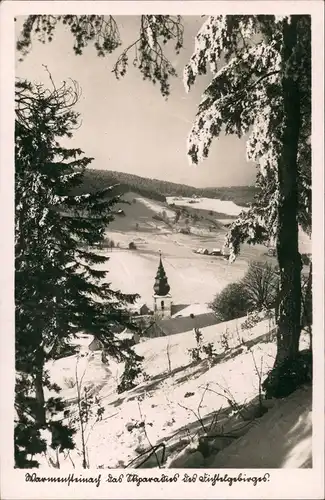 Warmensteinach Panorama-Ansicht 1943   im 2. Weltkrieg als Feldpost