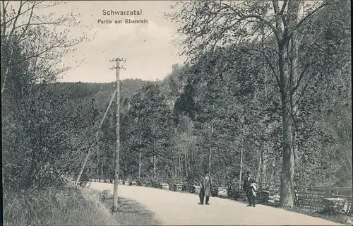 .Thüringen Partie am Eberstein Thüringen Schwarzatal (Allgemein) 1910