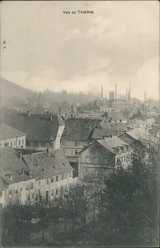 CPA Thann Häuser Panorama-Ansicht Vue de THANN 1915