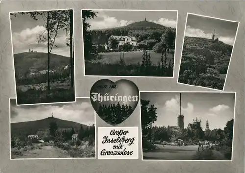 Ansichtskarte Brotterode Großer Inselberg / Inselsberg MB 1962