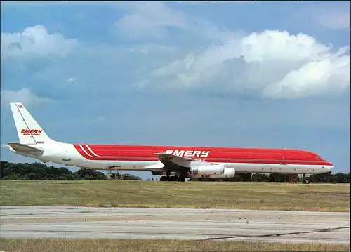 Ansichtskarte  EMERY McDonnell Douglas DC-8-63CF Flugwesen - Flugzeuge 1994