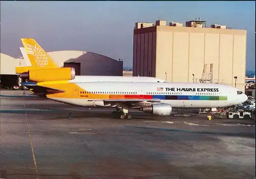 The Hawaii Express McDonnell Douglas DC-10-10 Los Angeles 11/83  Flugzeuge