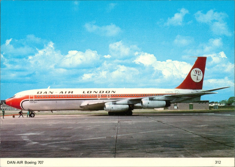 Ansichtskarte DANAIR Boeing 707 Flugwesen Flugzeuge 1979 Nr. 192247