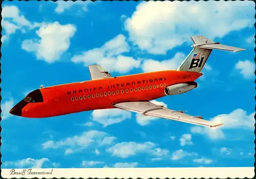 Ansichtskarte  Flugwesen - Flugzeuge BRANIFF INTERNATIONAL AIRLINE 1973