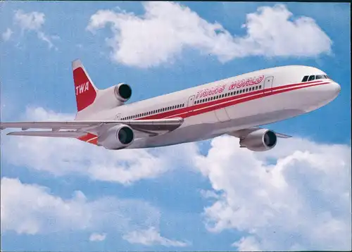 Ansichtskarte  Flugwesen - Flugzeuge TWA Airline 1984