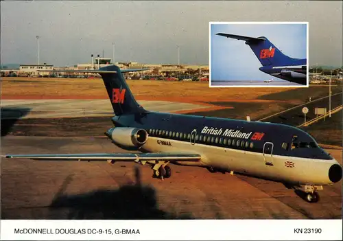 McDonnell Douglas DC-9-15, G-BMAA, British Midland Flugwesen - Flugzeuge 1984