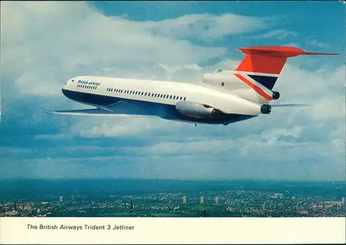 The British Airways Trident 3, powered by 3 Rolls-Royce Spey  Flugzeuge 1981