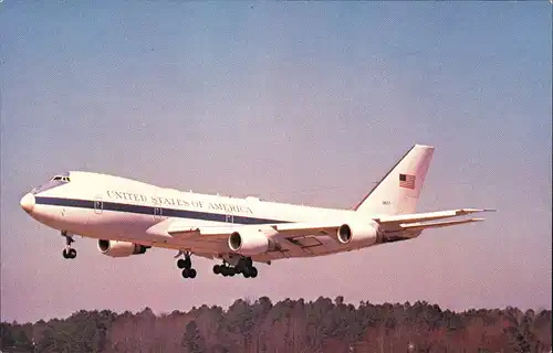 Ansichtskarte  MJ 413 U.S. AIR FORCE BOEING E-4A Flugwesen: Militär 1979