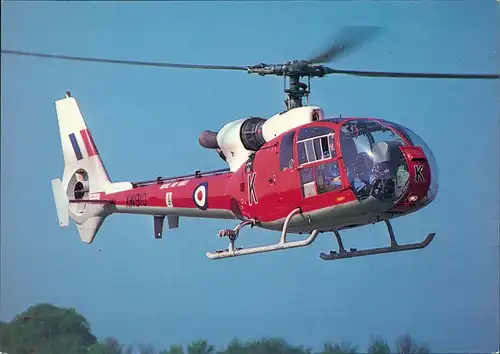 A Westland Gazelle HT.3 from the RAF's Central Flying Flugwesen: Militär 1982