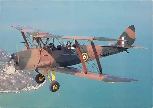 De Havilland DH.82A Tiger Moth T66451G-AIZ) Militär Flugzeug 1981