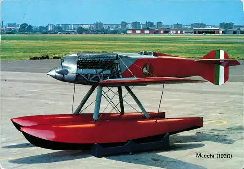 Ansichtskarte  Flugwesen - Flugzeuge Militär Macchi 1930 1975