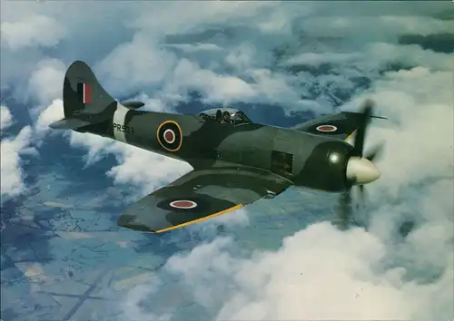 Ansichtskarte  HAWKER TEMPEST F MK II Flugwesen - Flugzeuge Militäe 1984