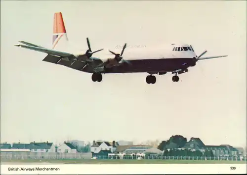 Ansichtskarte  British Airways Merchantman Flugwesen - Flugzeuge 1981