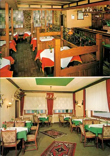 Ansichtskarte Paderborn Ortsteil Marienloh Hotel Restaurant Bürgerkrug 1970