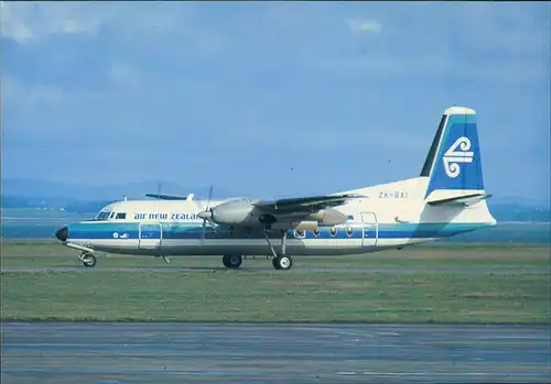 AIR NEW ZEALAND FOKKER F27 FRIENDSHIP Flugwesen - Flugzeuge 1984