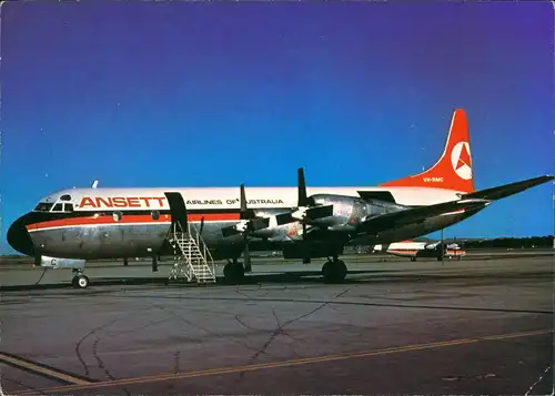 ANSETT Airlines of Australia Lockheed Electra L-188AF Flugwesen - Flugzeuge 1978