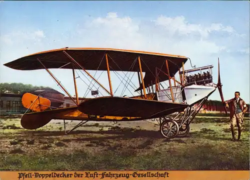 PFEIL-DOPPELDECKER der Luft-Fahrzeug-Gesellschaft Flugwesen - Flugzeuge 1982