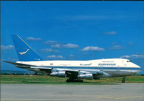 Ansichtskarte  Boeing 747 (YK-AHB) SYRIANAIR Flugwesen - Flugzeuge 1978