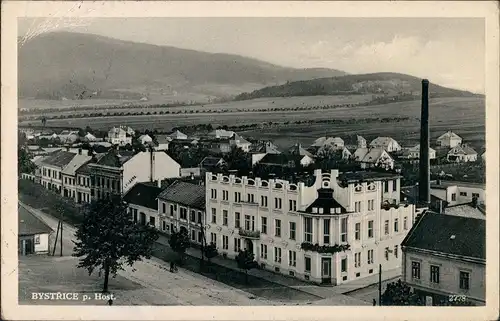 Bistritz am Hostein Bystřice pod Hostýnem Ansicht  Fabrik sowie Umland 1930