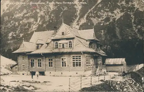 Brzegi-Bukowina Tatrzańska Morskie Oko Tatrach Schronisko Tatrazanskiego 1920