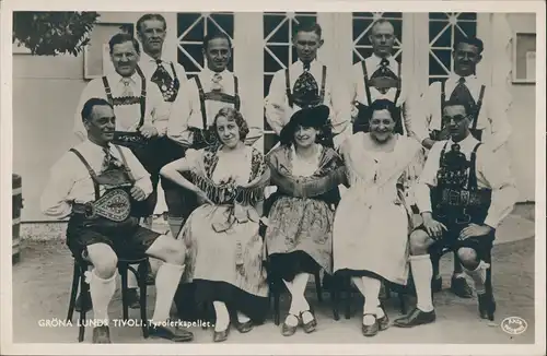 Stockholm Gröna Lunds Tivoli Tyrolerkapellet Tiroler Kapelle 1940