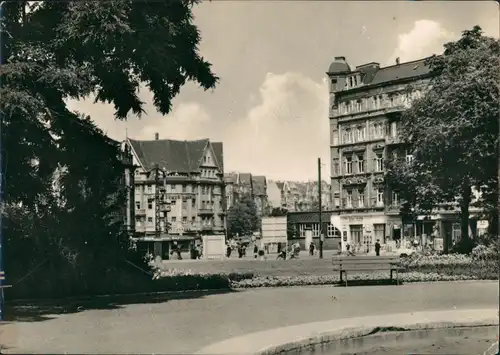 Halle (Saale) Steintorplatz Marx-Engels-Platz zur DDR-Zeit 1964/1960