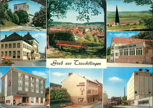 Treuchtlingen  Sparkasse, Schäffbräu, Kriegsgräberstätte uvm. 1987