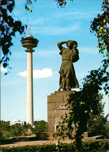 Tampere Kurun haaksirikon muistomerkki/Denkmal und Fernsehturm 1990