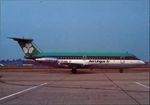 Ansichtskarte  Flugzeug BAe One Eleven 208AL Aer Lingus El-ANG 1990