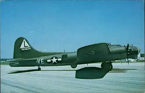 Ansichtskarte  Boeing B-17G "Flying Fortress" Flugwesen - Flugzeuge 1982