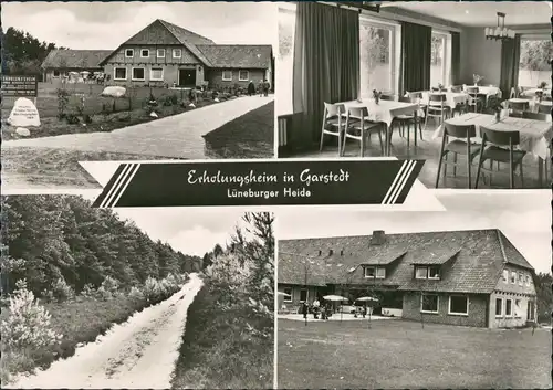 Ansichtskarte Garstedt Erholungsheim Lüneburger Heide 4 Ansichten 1968