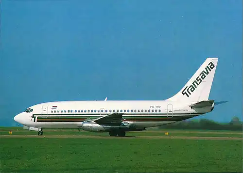 Ansichtskarte  TRANSAVIA Amsterdam Boeing 737-2K2C 1978