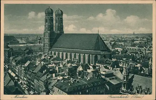 Ansichtskarte München Totale 1927