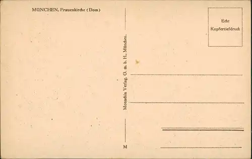 Ansichtskarte München Totale 1927