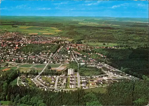 Ansichtskarte Bad Arolsen Luftbild Überflug Panorama Gesamtansicht 1988