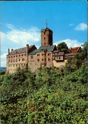 Ansichtskarte Eisenach Blick auf die Wartburg 1971