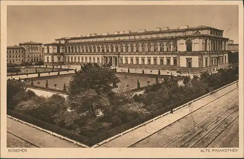 Ansichtskarte München Alte Pinakothek 1926