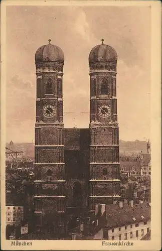 Ansichtskarte München Frauenkirche - Stadt 1923