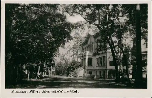 Ansichtskarte Arendsee (Altmark) Strandhotel Seeblick 1932