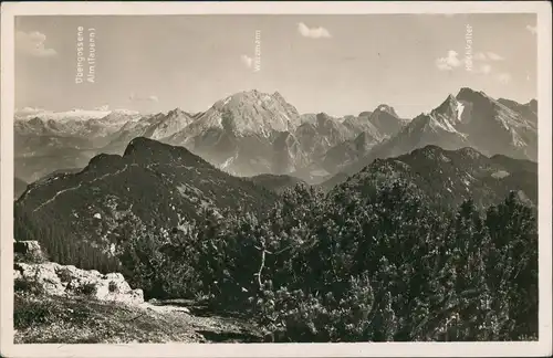 Ansichtskarte Predigtstuhl-Bad Reichenhall Das Berghotel Predigtstuhl 1937