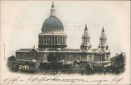 City of London-London St. Paul’s Cathedral Kirchen Bauwerk Kirche 1904