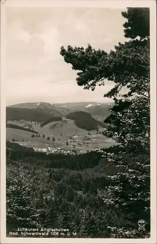 Ansichtskarte Altglashütten-Feldberg (Schwarzwald) Panorama-Ansicht 1936