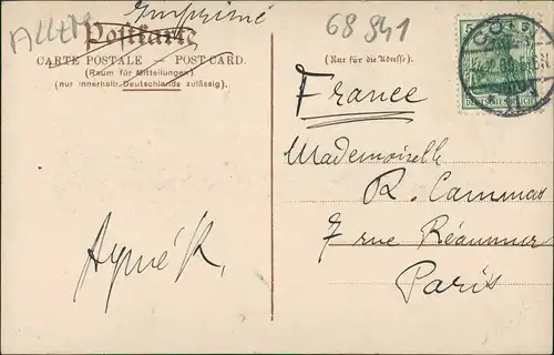 Ansichtskarte Köln Straßenpartie am Kölner Dom 1905