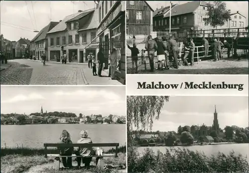 Malchow (Mecklenburg) Umlandansichten Ortsansichten DDR Mehrbildkarte 1978/1977
