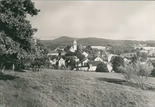 Schönberg-Bad Brambach Umland-Ansicht DDR Postkarte Kr. Oelsnitz 1985