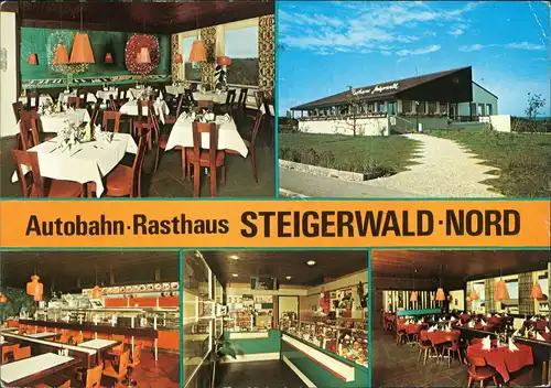 Weingartsgreuth Rasthaus 1975 o Briefmarke gestempelt (ohne Nachgebühr-Vermerk)