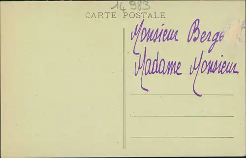 Bonnières-sur-Seine Le Mesnil-Regnard (XVI° siècle), Burg Ruine 1910