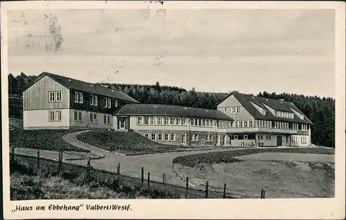 Valbert-Meinerzhagen Freizeit Schullandheim Haus  Ebbehang, Westfalen 1959