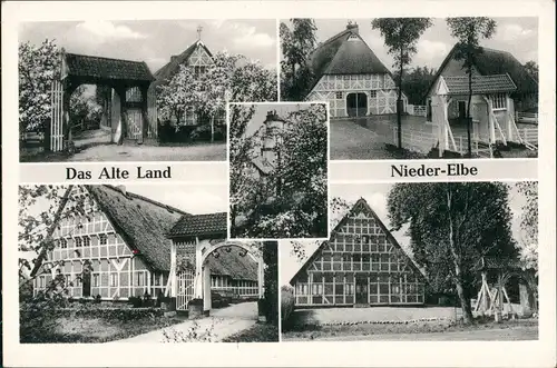 Ansichtskarte Hamburg "Das Alte Land" Nieder-Elbe Umland Region Hamburg 1960