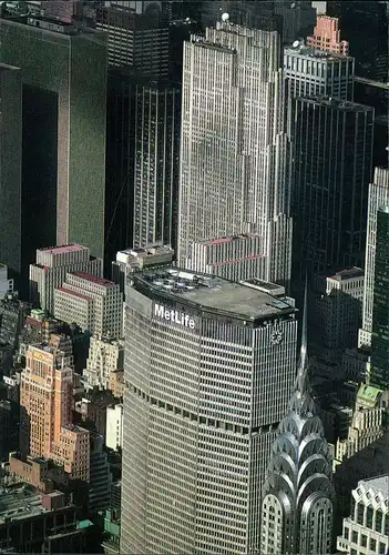 Manhattan-New York City USA Midtown Skyline Hochhäuser MetLife Building 1993